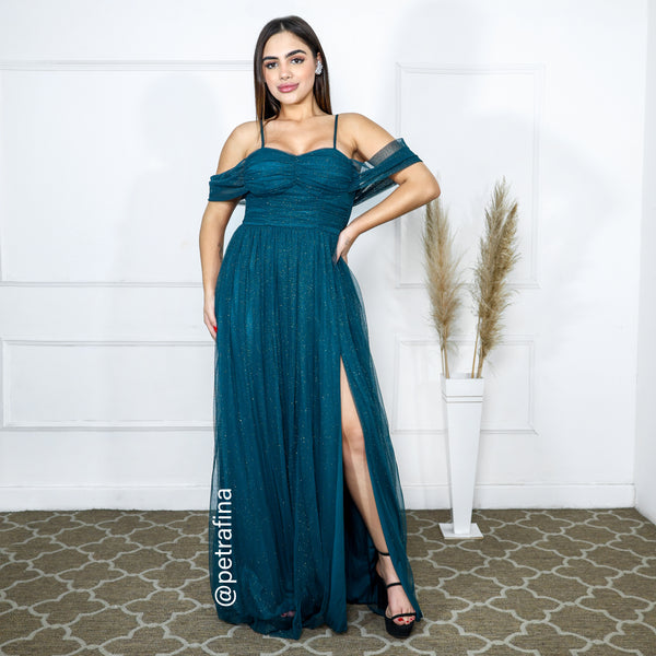 VESTIDO FRANZIDO OMBRO A OMBRO