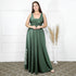 Vestido Tres Listras Prada VESTIDOS DE FESTA PETRA FINA VERDE OLIVA M