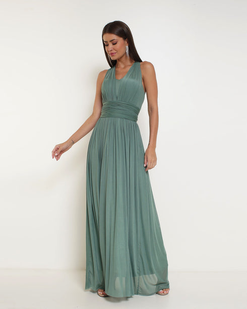 Vestido Multiformas Tule VESTIDO LONGO PETRA FINA