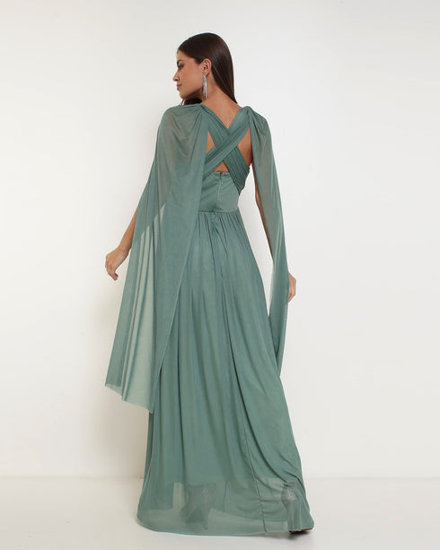 Vestido Multiformas Tule VESTIDO LONGO PETRA FINA