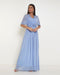 Vestido Multiformas Tule VESTIDO LONGO PETRA FINA AZUL SERENITY M