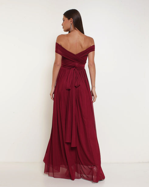 Vestido Multiformas Tule VESTIDO LONGO PETRA FINA