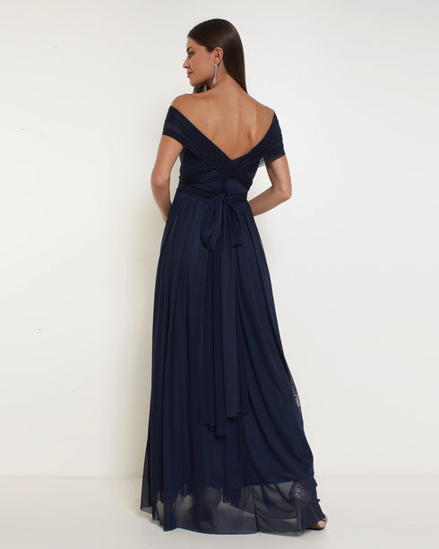 Vestido Multiformas Tule VESTIDO LONGO PETRA FINA