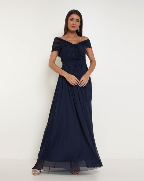 Vestido Multiformas Tule VESTIDO LONGO PETRA FINA