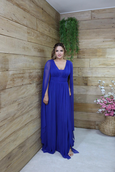 Vestido três listras pequenas com capa