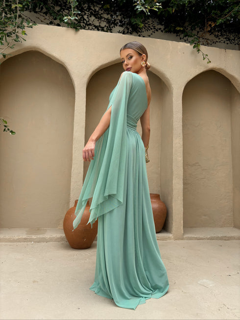 VESTIDO UM OMBRO SÓ LISO vestidos de festa PETRA FINA