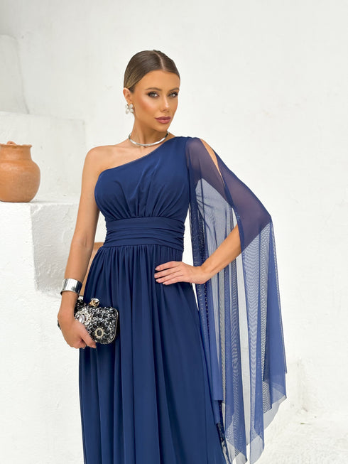 VESTIDO UM OMBRO SÓ LISO vestidos de festa PETRA FINA