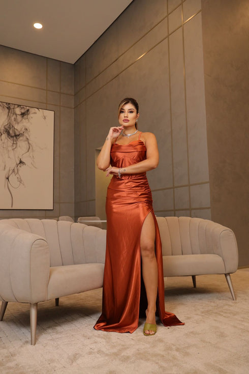 VESTIDO COM BABADO SEREIA