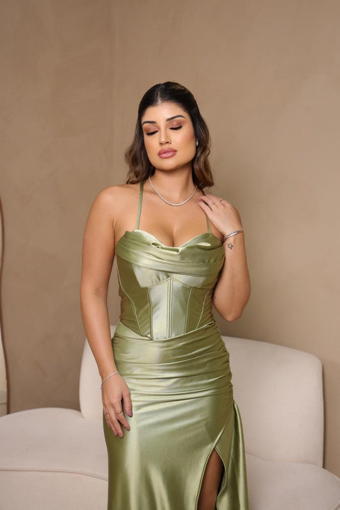 VESTIDO COM BABADO SEREIA