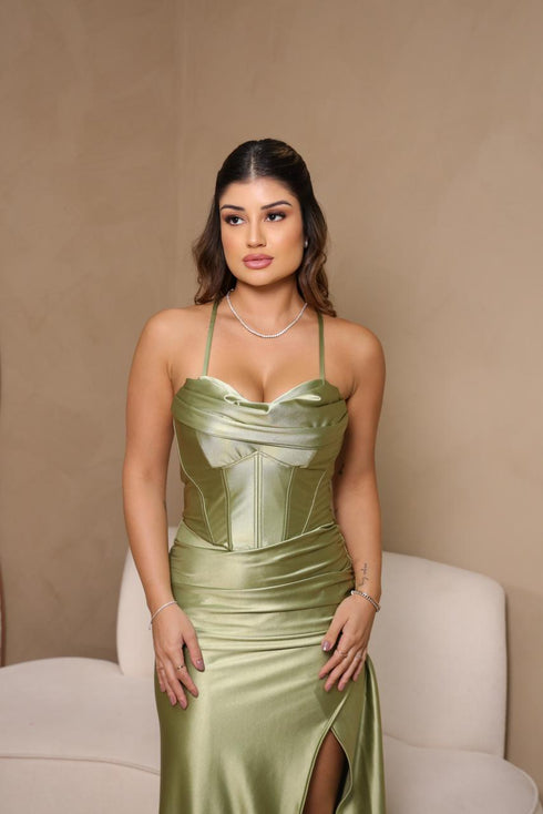 VESTIDO COM BABADO SEREIA