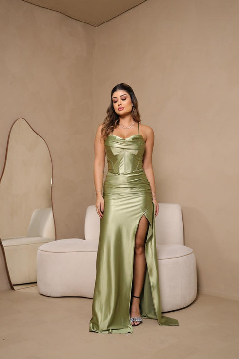 VESTIDO COM BABADO SEREIA