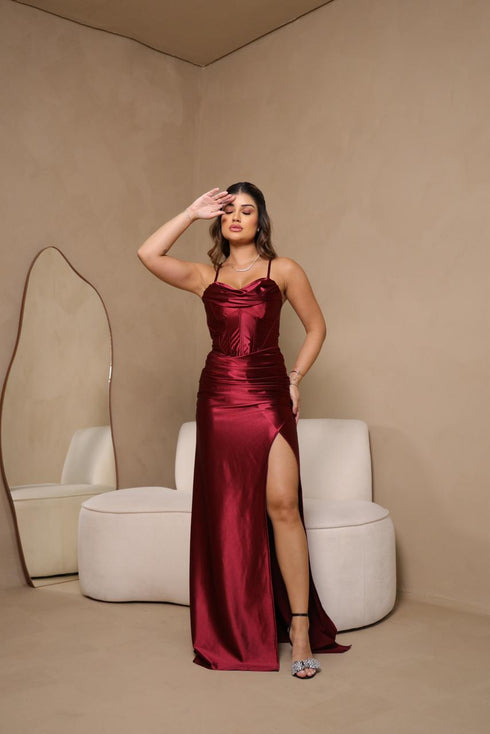 VESTIDO COM BABADO SEREIA