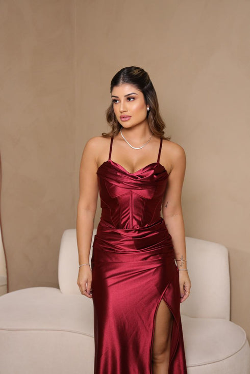 VESTIDO COM BABADO SEREIA