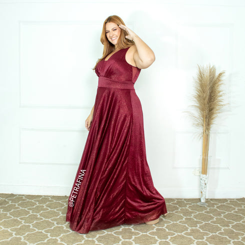 Vestido regata tule brilhante PETRA FINA