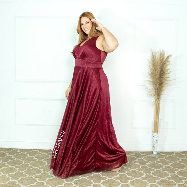 Vestido regata tule brilhante PETRA FINA