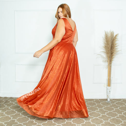 Vestido regata tule brilhante PETRA FINA