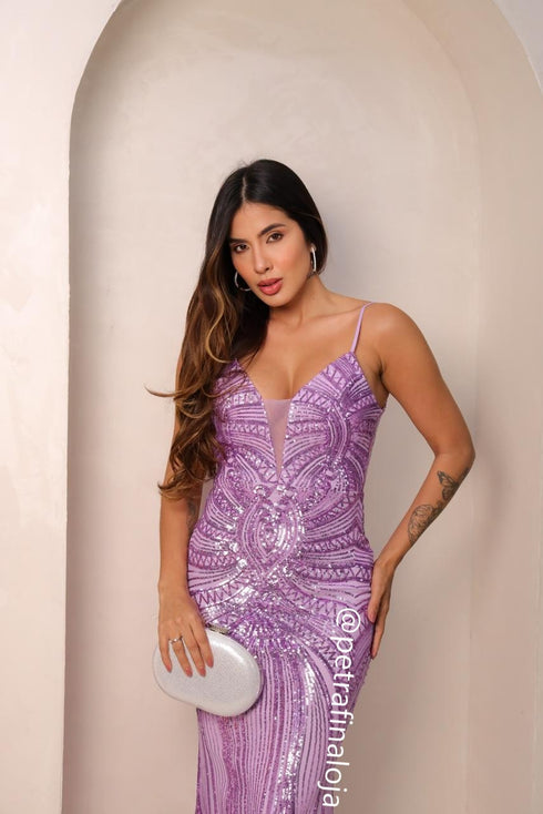 VESTIDO COSTAS TRABALHADA SEREIA