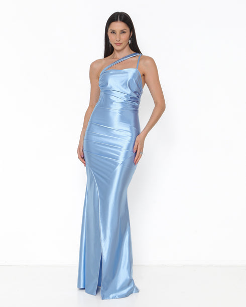VESTIDO SEREIA PRADA ALÇA CRUZADA