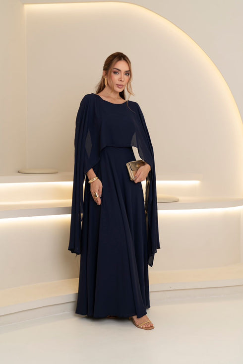 VESTIDO CAPA CHIFFON
