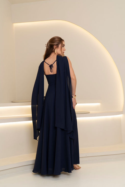 VESTIDO CAPA CHIFFON