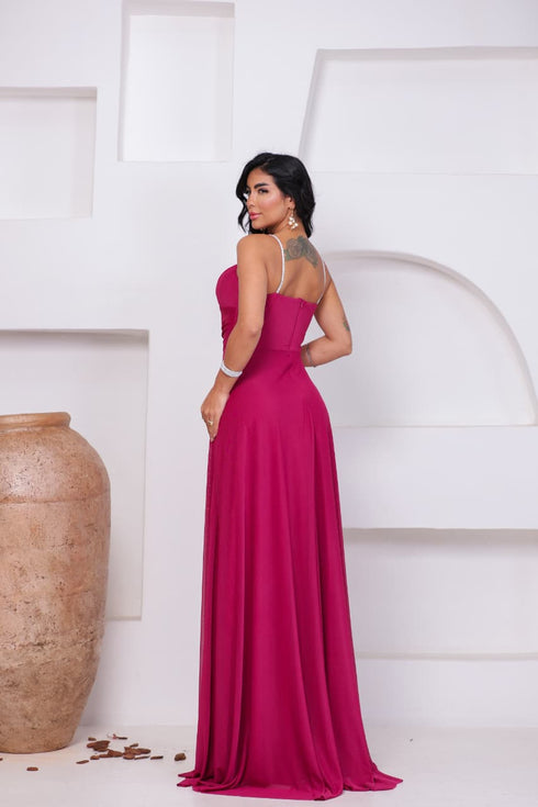 VESTIDO MODELO CAPA ALÇA BRILHO
