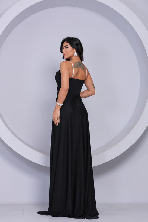 VESTIDO MODELO CAPA ALÇA BRILHO