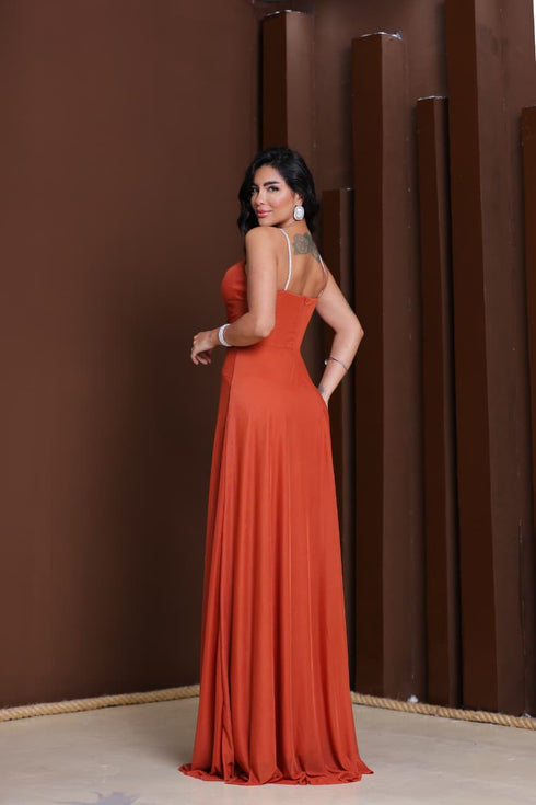 VESTIDO MODELO CAPA ALÇA BRILHO