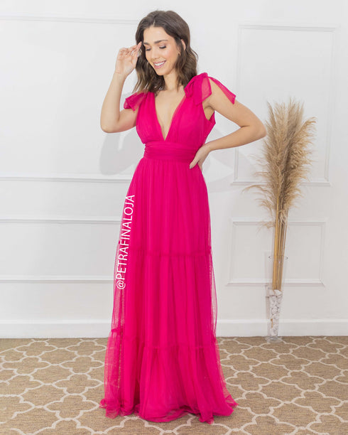 Vestido De Amarrar Três Marias VESTIDO LONGO PETRA FINA