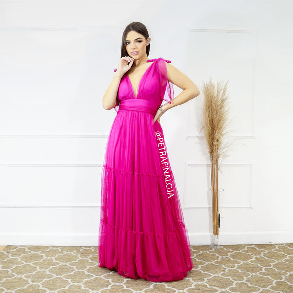 Vestido De Amarrar Três Marias VESTIDO LONGO PETRA FINA